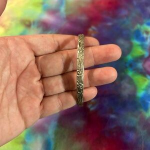 Antique TAXCO sterling silver bangle
